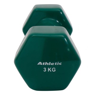Mancuerna de Vinilo Athletic 3KG Verde