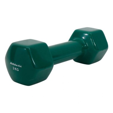 Mancuerna de Vinilo Athletic 3KG Verde