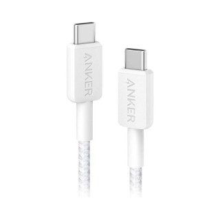 Cable Anker USB-C A USB-C 1M Trenzado White