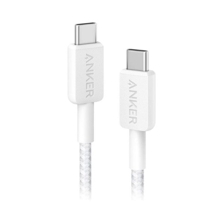Cable Anker USB-C A USB-C 1M Trenzado White
