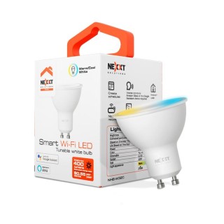 Foco Nexxt NHB-W320 – Smart LED Wi-Fi con Luz Blanca Cálida y Fría – Control por App y Voz