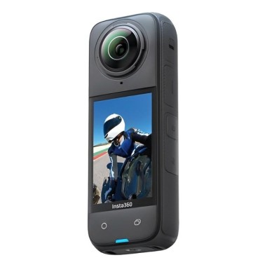 Cámara de Acción Insta360 X4 – Video 360° 8K, Estabilización FlowState - Negro