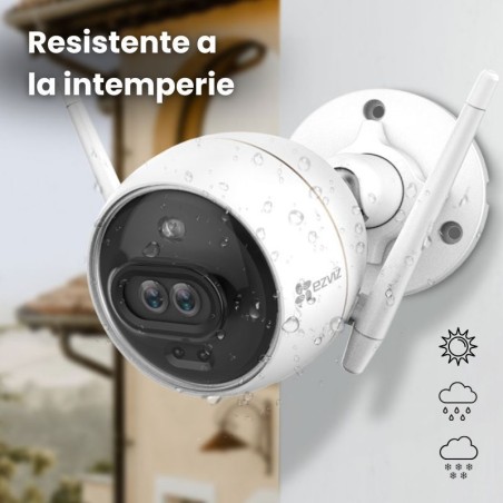 Cámara de Seguridad EZVIZ C3X WiFi – Lente Dual + Visión Nocturna a Color + Inteligencia Artificial