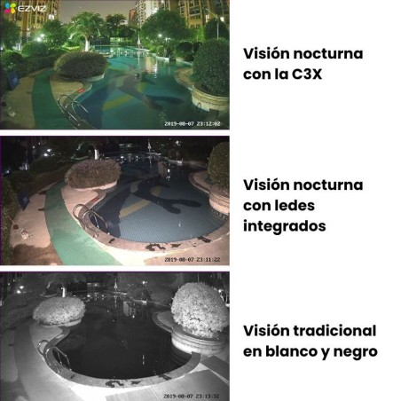 Cámara de Seguridad EZVIZ C3X WiFi – Lente Dual + Visión Nocturna a Color + Inteligencia Artificial
