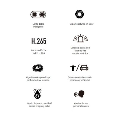 Cámara de Seguridad EZVIZ C3X WiFi – Lente Dual + Visión Nocturna a Color + Inteligencia Artificial