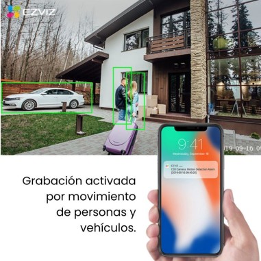 Cámara de Seguridad EZVIZ C3X WiFi – Lente Dual + Visión Nocturna a Color + Inteligencia Artificial