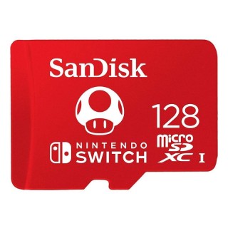 Memoria MicroSD SanDisk Ultra 128GB – Especial para Nintendo Switch – Alta Velocidad y Rendimiento