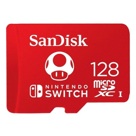 Memoria MicroSD SanDisk Ultra 128GB – Especial para Nintendo Switch – Alta Velocidad y Rendimiento