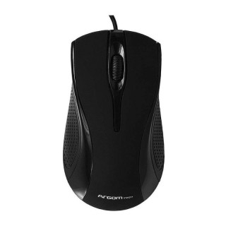 Mouse ArgomTech Maxi – Óptico con Cable, Precisión y Comodidad – Negro