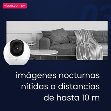 Cámara de Seguridad EZVIZ H6 WiFi Inteligente – 5MP (Lente 4 mm)