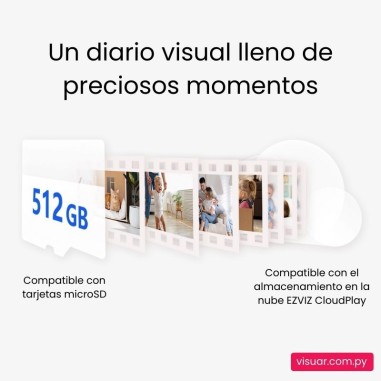 Cámara de Seguridad EZVIZ H6 WiFi Inteligente – 5MP (Lente 4 mm)