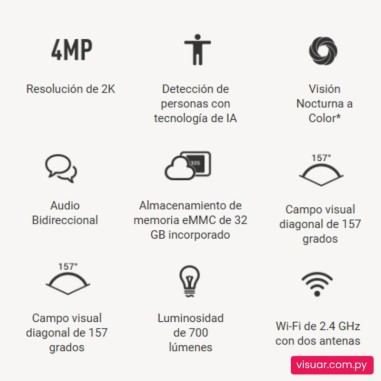 Cámara de Seguridad EZVIZ LC3 WiFi Exterior con Luz Integrada – 2K (4MP)
