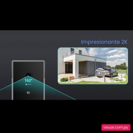 Videoportero Inteligente EZVIZ HP7 2K – Pantalla Táctil & WiFi