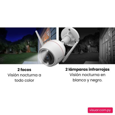 Cámara de Seguridad EZVIZ H3C WiFi para Exterior – 2K+ (4MP)