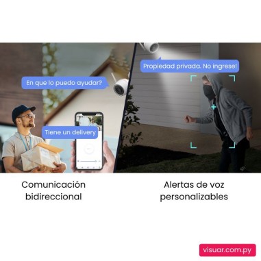 Cámara de Seguridad EZVIZ H3C WiFi para Exterior – 2K+ (4MP)