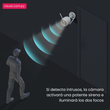 Cámara de Seguridad EZVIZ H3C WiFi para Exterior – 2K+ (4MP)