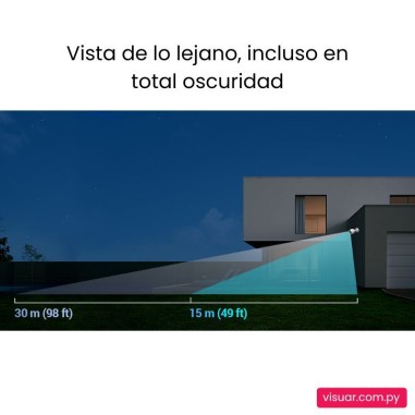 Cámara de Seguridad EZVIZ H3C WiFi para Exterior – Full HD 2MP (Lente 4 mm)