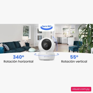 Cámara de Seguridad EZVIZ H6C WiFi Inteligente – Full HD 2MP