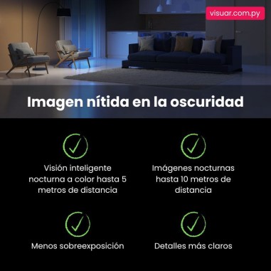 Cámara de Seguridad EZVIZ H6C 4MP WiFi para Interior 360° FHD