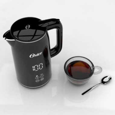 Hervidora Oster Digital 1,7L con control de temperatura