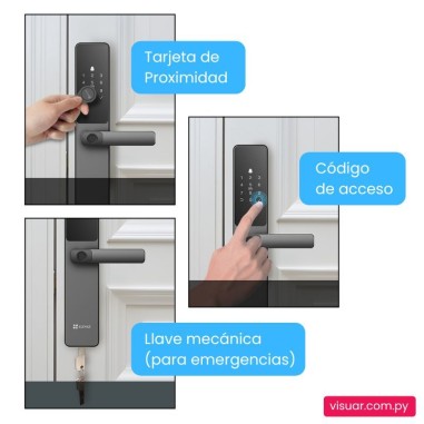 Cerradura Inteligente EZVIZ DL05 con Huella Dactilar – WiFi & Bluetooth