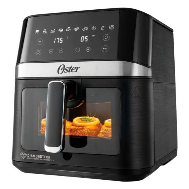 Freidora Oster Diamond Tech 6L con visor transparente