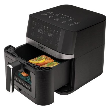 Freidora Oster Diamond Tech 6L con visor transparente