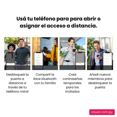 Cerradura Inteligente EZVIZ DL05 con Pasador – WiFi & Bluetooth