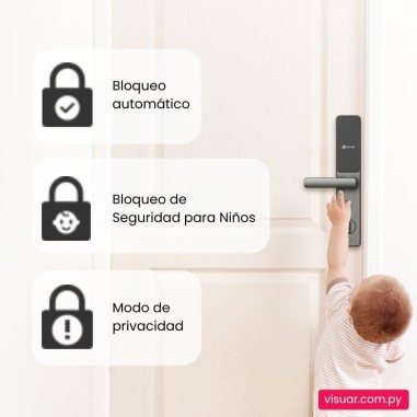 Cerradura Inteligente EZVIZ DL05 con Pasador – WiFi & Bluetooth