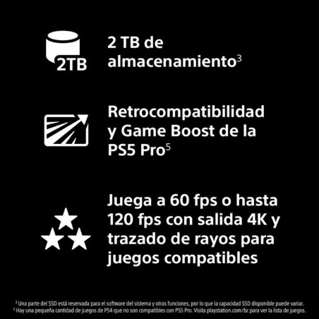 Consola Sony PS5 Pro 2TB 8K Digital. Al mejor precio en el Paraguay