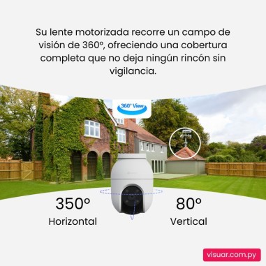 Cámara de Seguridad EZVIZ C8C Panorámica para Exterior – Full HD 2MP