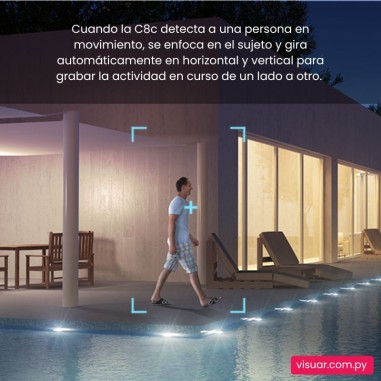 Cámara de Seguridad EZVIZ C8C Panorámica para Exterior – Full HD 2MP