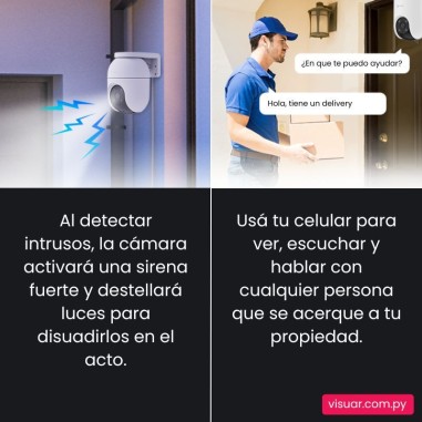 Cámara de Seguridad EZVIZ C8C Panorámica para Exterior – Full HD 2MP