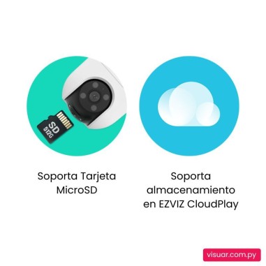 Cámara de Seguridad EZVIZ H8C 4G Exterior – 3MP – Movimiento Pan & Tilt