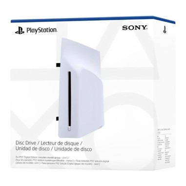 Unidad de Disco para PlayStation 5 Slim Digital – Blanco – Compatible, Oficial y Desmontable