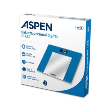 Balanza Aspen Digital Personal Glass