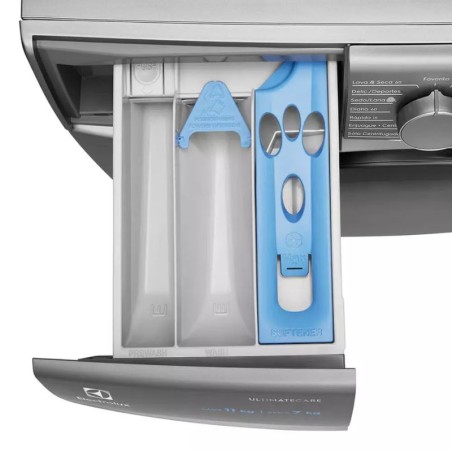 Lavasecarropas Electrolux C/Frontal 11/7Kg Inverter Silver