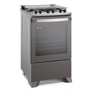 Cocina a Gas Electrolux 4 Hornallas 1 Horno 79L Gris