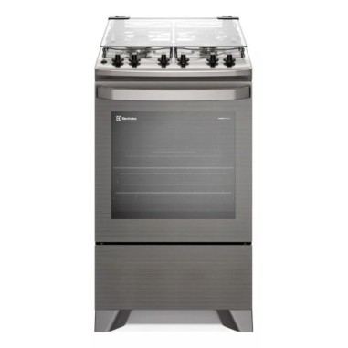 Cocina a Gas Electrolux 4 Hornallas 1 Horno 79L Gris