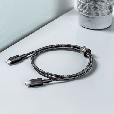 Cable Anker USB-C a USB-C 1.8M Trenzado Negro