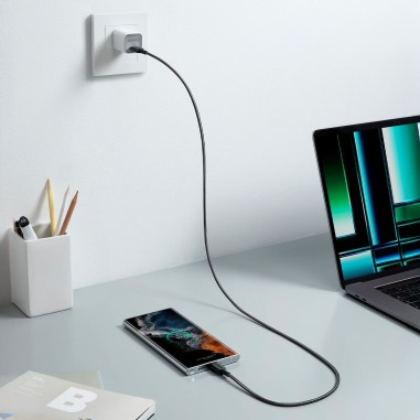 Cable Anker USB-C a USB-C 1.8M Trenzado Negro