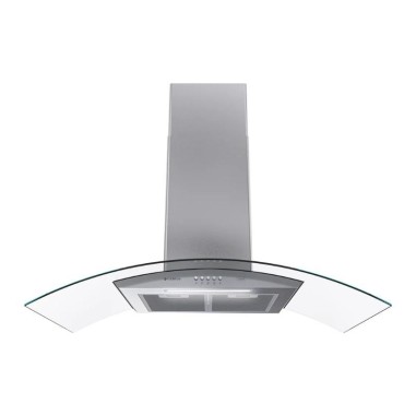Campana Extractor y Purificador Cadence Inspire de Cristal Curvo 90CM