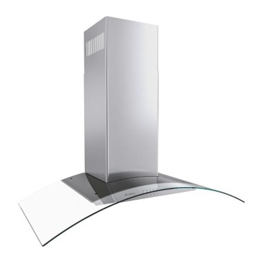 Campana Extractor y Purificador Cadence Inspire de Cristal Curvo 90CM