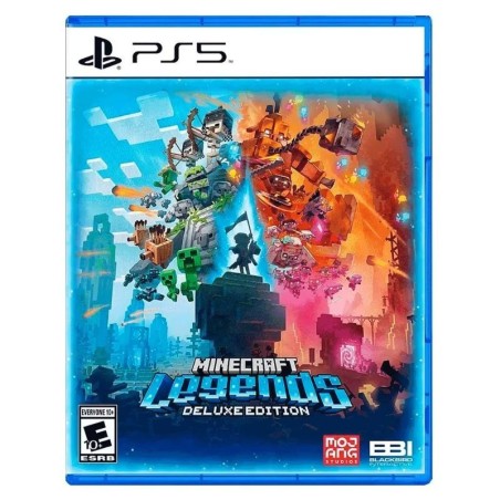 Juego PS5 – Minecraft Legends: Deluxe Edition – Estrategia y Aventuras en el Mundo de Minecraft