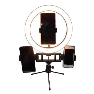 Aro Led Sate 10'' A-MK09 con Soporte para 3. El Mejor precio del País.