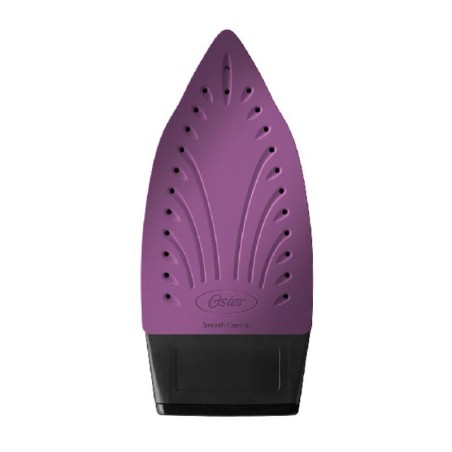 Plancha de vapor de cerámica Oster Negra y Morada. El Mejor precio del País.