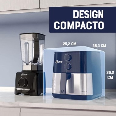 Freidora Oster Compact 4.6L Acero Inoxidable. El Mejor precio del País.