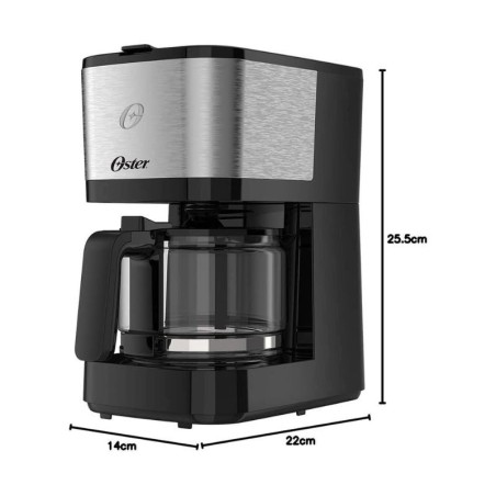 Cafetera Oster Compacta Acero Inoxidable 0.75L. El Mejor precio del País.
