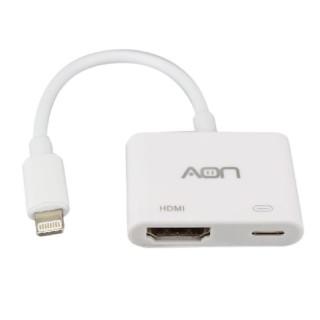 Adaptador AON Lightning a HDMI hembra y Lightning. El Mejor precio del País