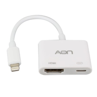 Adaptador AON Lightning a HDMI hembra y Lightning. El Mejor precio del País